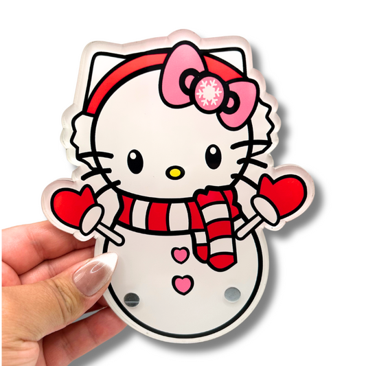 Snow Woman Hello Kitty Tile