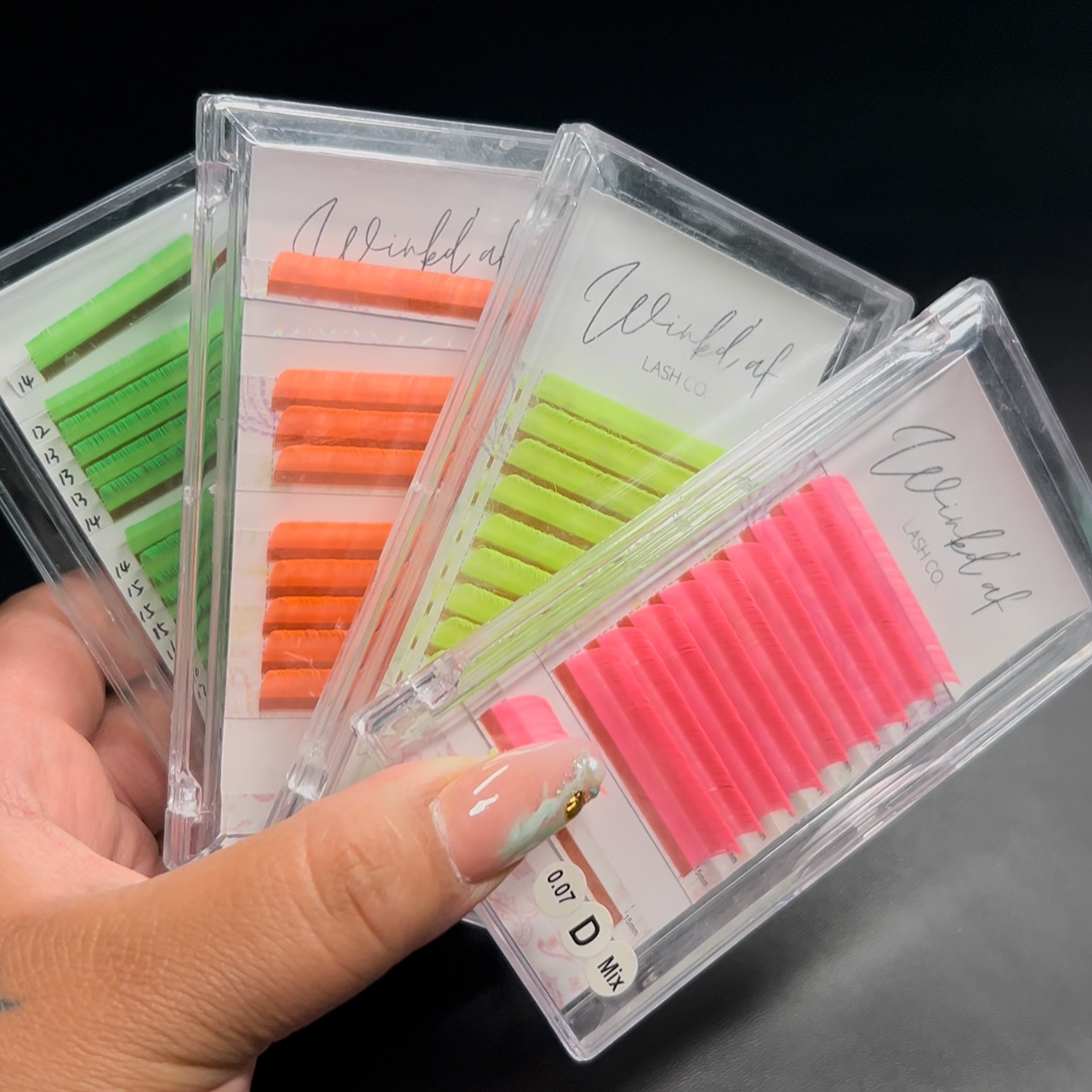 UV Colored Lashes